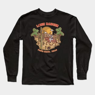 Lone Ranger Vintage Artwork Long Sleeve T-Shirt